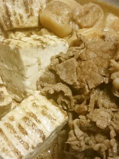 牛肉と焼き豆腐のすき焼き風煮物-レシピのメイン写真