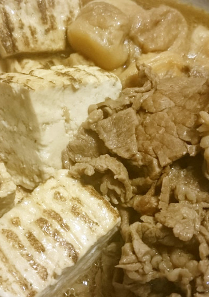 牛肉と焼き豆腐のすき焼き風煮物-レシピのメイン写真