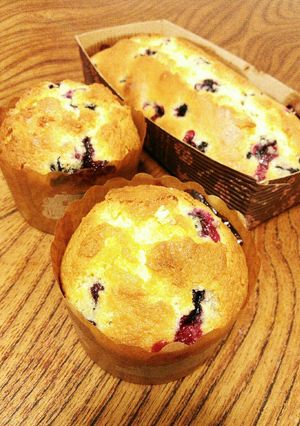 ブルーベリーパウンドケーキ＆マフィン-レシピのメイン写真