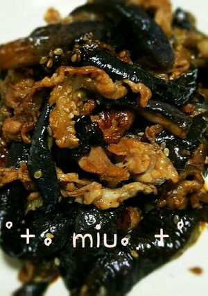 ＊茄子と豚肉の甘辛炒め＊-レシピのメイン写真