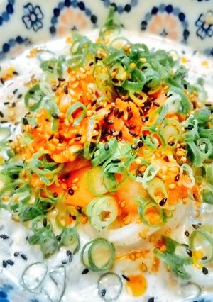 レンジでチン！胡麻坦々うどん♡-レシピのメイン写真