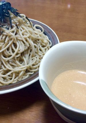 俺流！胡桃ゴマ味噌蕎麦-レシピのメイン写真