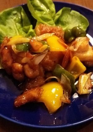 鶏肉と野菜の甘酢がらめ-レシピのメイン写真