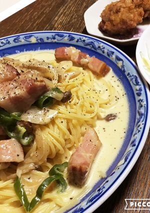 簡単！時短！うまたんクリームパスタ-レシピのメイン写真