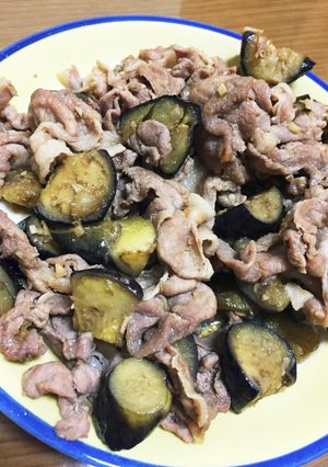 簡単☆茄子と豚肉の生姜焼き-レシピのメイン写真