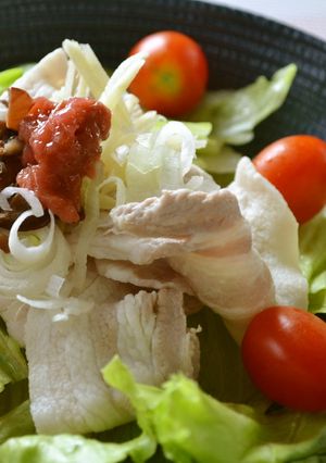 薬味たっぷり☆冷しゃぶサラダ-レシピのメイン写真