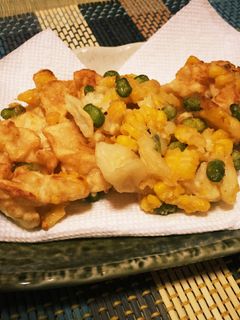 ゴライト流!とうもろこしはんぺんかきあげ-レシピのメイン写真