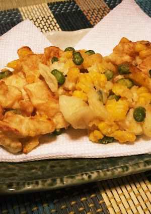 ゴライト流！とうもろこしはんぺんかきあげ-レシピのメイン写真