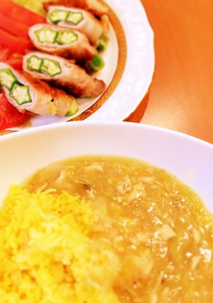 手羽コラーゲン茄子丼-レシピのメイン写真