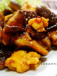 カリふわ乾しいたけのとたまごの甘辛炒め-レシピのメイン写真