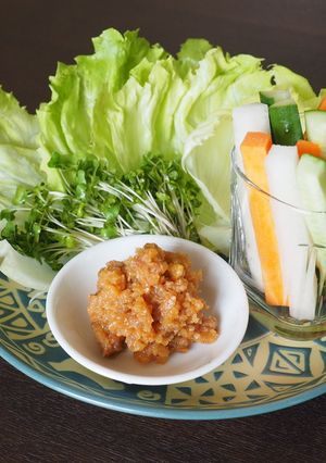 粒味噌と野菜スティック-レシピのメイン写真