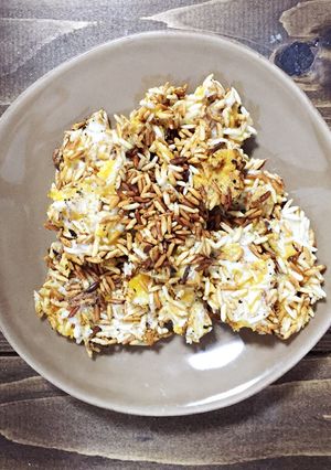 パリパリ米卵焼き-レシピのメイン写真
