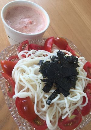 簡単♪サッパリ美味しいトマトつゆそうめん-レシピのメイン写真