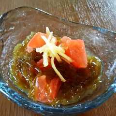รูปของ もずく酢トマト