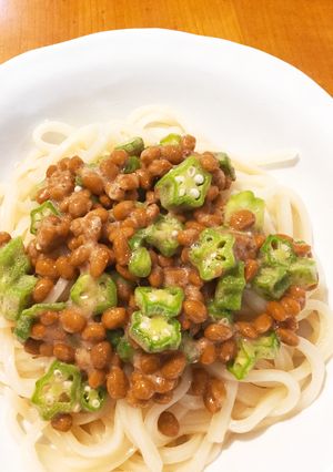 10分で簡単ねばねばうどん-レシピのメイン写真