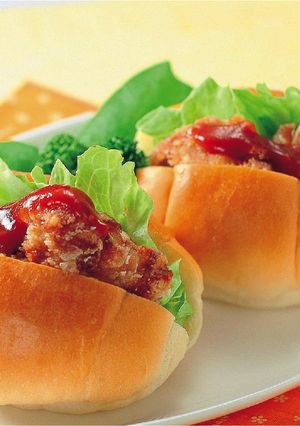 鶏の唐揚げサンド-レシピのメイン写真