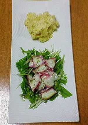 簡単！蛸のカルパッチョ-レシピのメイン写真