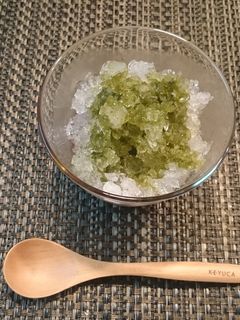 緑茶シロップのかき氷-レシピのメイン写真