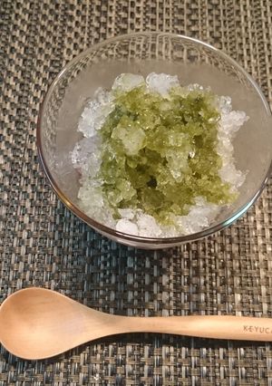 緑茶シロップのかき氷-レシピのメイン写真