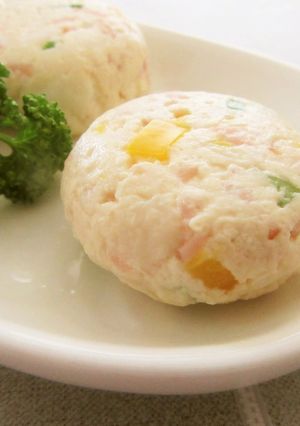 レンジで簡単♡豆腐とはんぺんのしんじょう-レシピのメイン写真