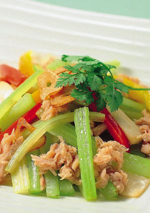 ツナと野菜のにんにく炒め-レシピのメイン写真