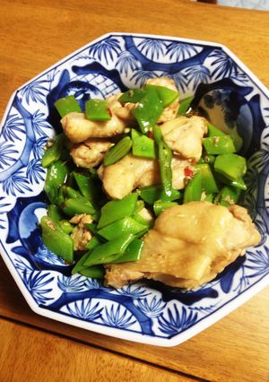 モロッコインゲンと鶏肉の中華煮？-レシピのメイン写真
