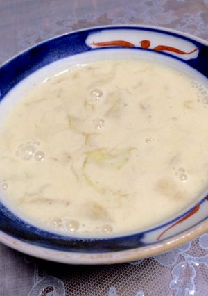 定番☆即席豆乳味噌汁☆！切り干し大根入-レシピのメイン写真