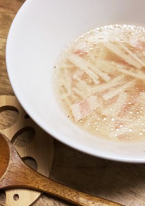 えのきとベーコンのレモンスープ-レシピのメイン写真