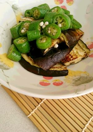 オクラとナスのサラダ-レシピのメイン写真