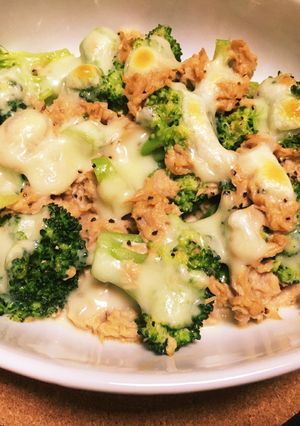 簡単！時短！ブロッコリーのツナチーズ焼き-レシピのメイン写真
