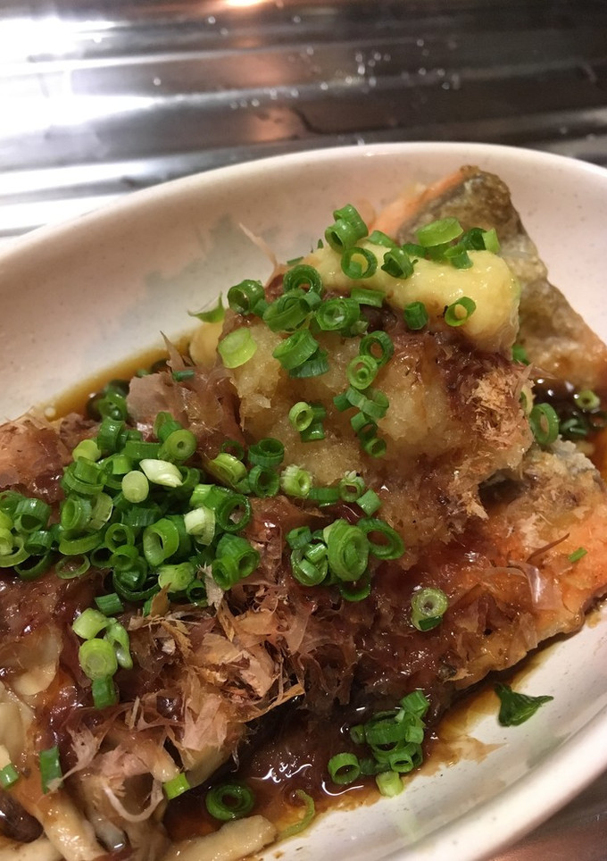 鮭とまいたけの揚げだし風-レシピのメイン写真