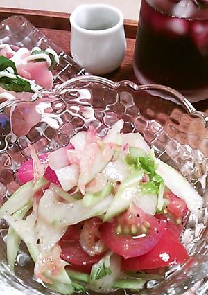 桜エビとセロリマリネ-レシピのメイン写真