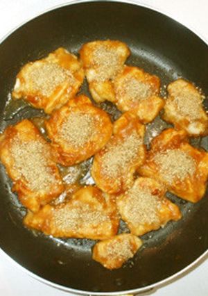 鶏むね肉のゴマ味噌焼き♪簡単やわらかい-レシピのメイン写真