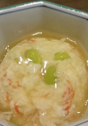 カニかまと枝豆の真薯風-レシピのメイン写真