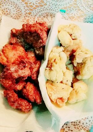時短!!醤油味からあげとカレー味からあげ-レシピのメイン写真