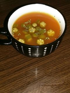 トマトとオクラの冷製スープ-レシピのメイン写真