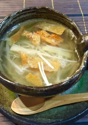 パリパリ鶏皮のさっぱり中華スープ-レシピのメイン写真