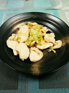 鶏むね肉のやわらか塩麹炒め-レシピのメイン写真