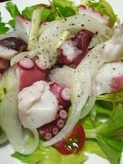 たことセロリのマリネ-レシピのメイン写真
