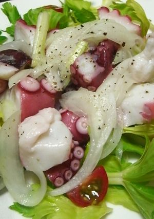 たことセロリのマリネ-レシピのメイン写真