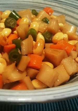 大豆とれんこんの五目煮-レシピのメイン写真