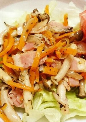 冷製☆きのことベーコンのイタリアンサラダ-レシピのメイン写真