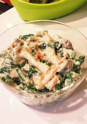 簡単♪胡麻豆腐で白和え-レシピのメイン写真