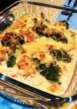 【低糖質】豆腐でシーフードグラタン-レシピのメイン写真
