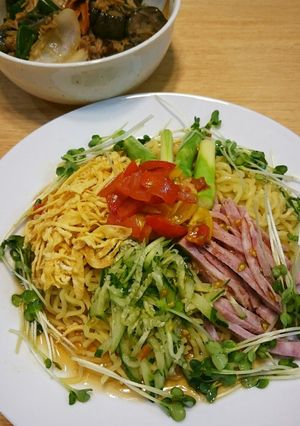 カレー風味のエスニック冷やし中華-レシピのメイン写真