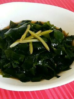 簡単!米!進む“ワカメの生姜醤油”-レシピのメイン写真