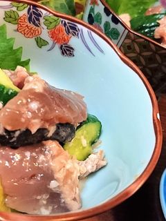 簡単★おつまみ【かつおと胡瓜の塩麹漬】♪-レシピのメイン写真