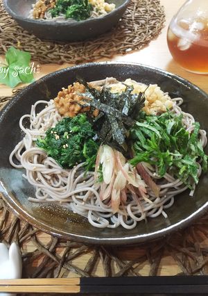 薬味たっぷり！ねばねばぶっかけそば-レシピのメイン写真