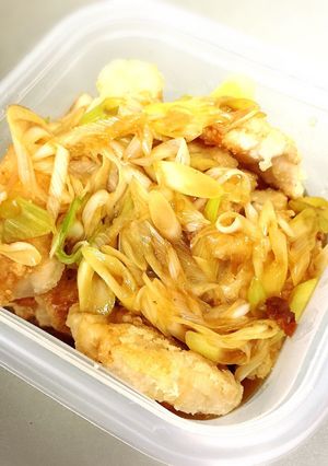 鶏胸肉のネギ南蛮-レシピのメイン写真