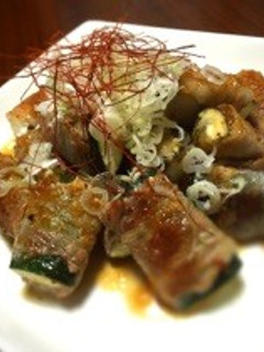 簡単!夏野菜の豚バラ巻き!!-レシピのメイン写真
